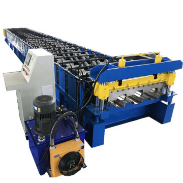 Fully Automatic Galvanized Floor Deck Roll Forming Machine Prices trapezoidal roof tile roll forming machine